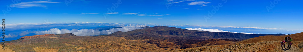 view of the observatory on the island of Tenerife