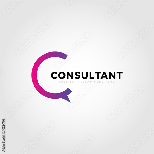 Colorful Consultan Logo Template