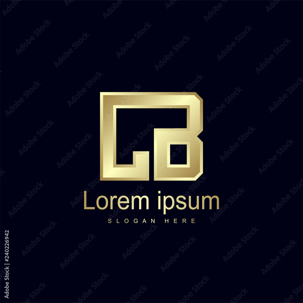 Initial Letter CB Logo Template Vector Design Initial Letter CB Logo Template Vector Design