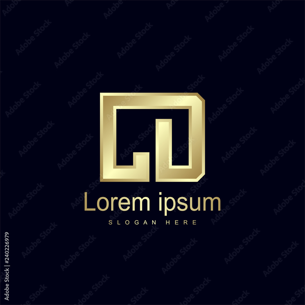 Initial Letter CD Logo Template Vector Design Initial Letter CD Logo Template Vector Design