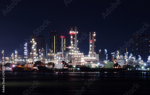 Oil refinery Chao Phraya River