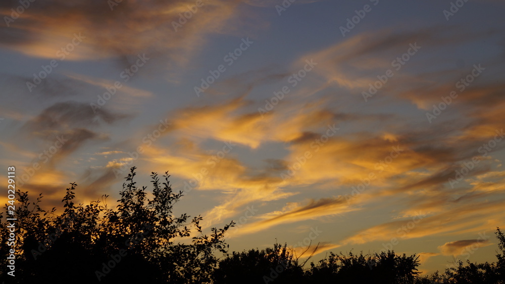 Obraz premium sunset in the mountains