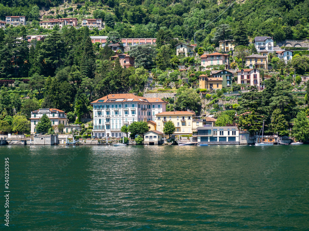 Italinen Lombardai, Comer See,  Lago di Como, Provinz Como,   Blick auf Laglio