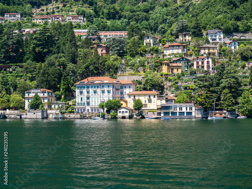 Italinen Lombardai, Comer See, Lago di Como, Provinz Como, Blick auf Laglio