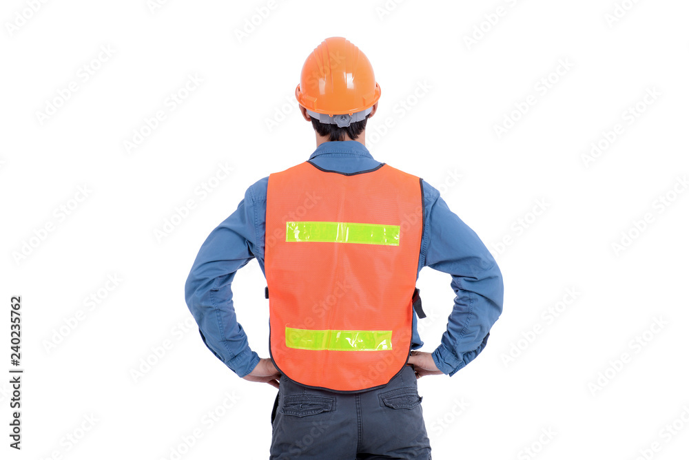 Engineer on white isolated background. Engineer on white isolated background.