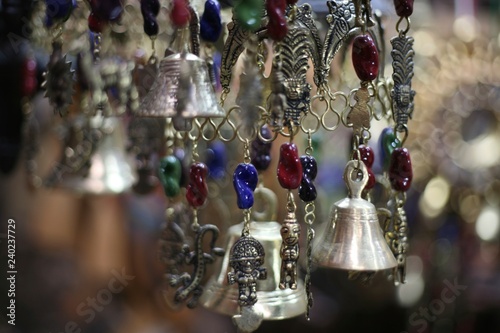 Silver decorative bells