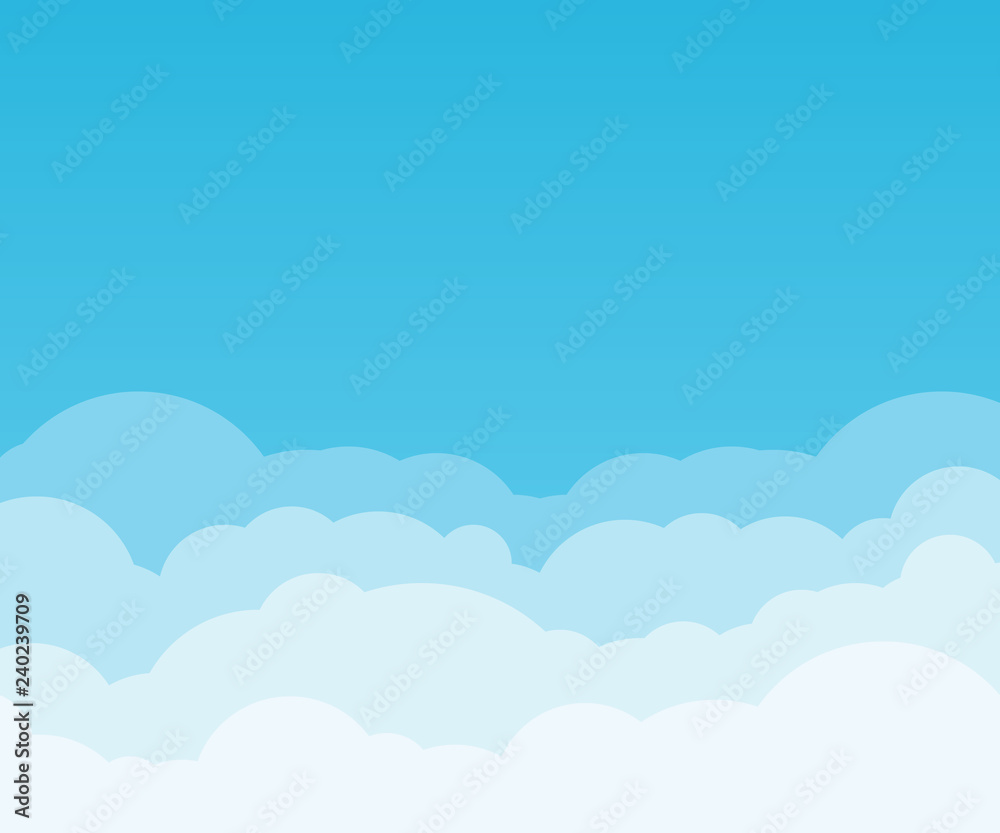 Clouds blue sky nature background with space on beside for text. Clouds blue sky nature background with space on beside for text.