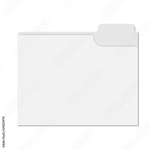 Isolated file folder vector illustration