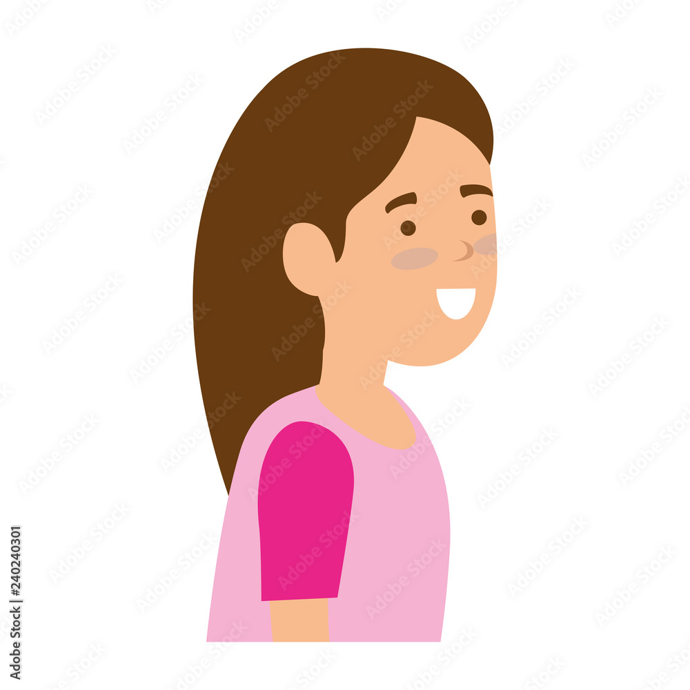beautiful and young woman character beautiful and young woman character