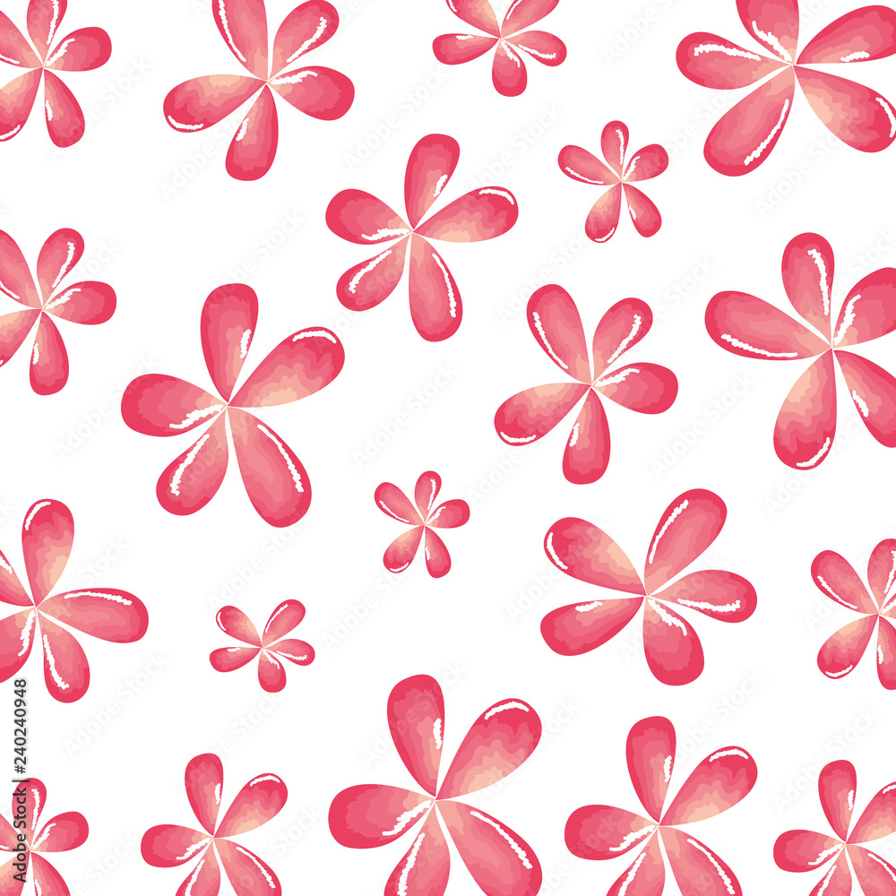 beautiful flowers pattern background