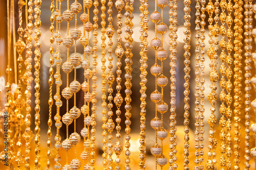 Jewellery in the Gold Souk in Dubai, UAE © Glen