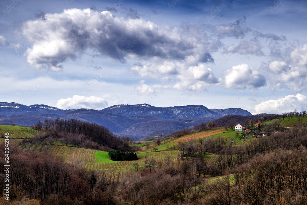 Stunning mountain scenery