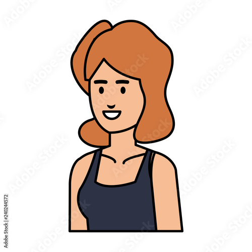 elegant businesswoman avatar character