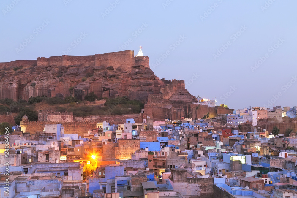 Fototapeta premium Jodhpur city in Rajasthan, India