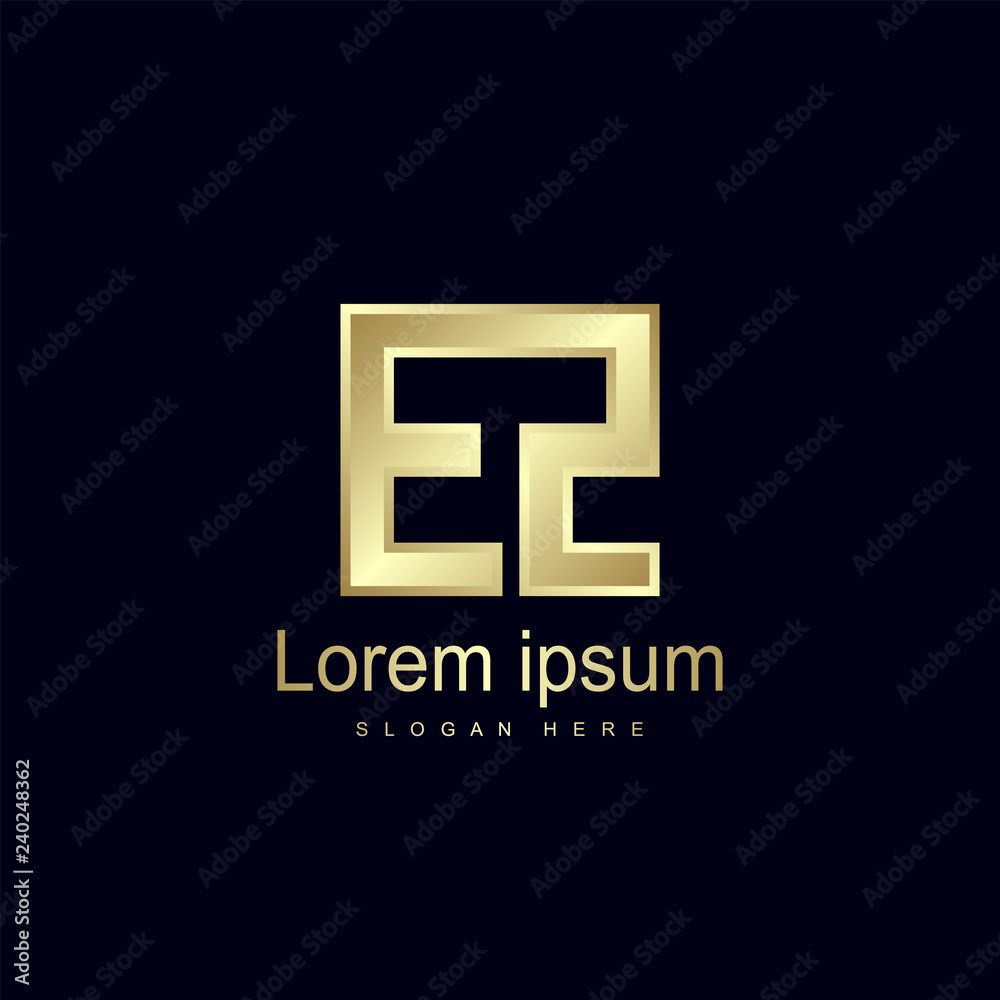 Initial Letter EZ Logo Template Vector Design Initial Letter EZ Logo Template Vector Design