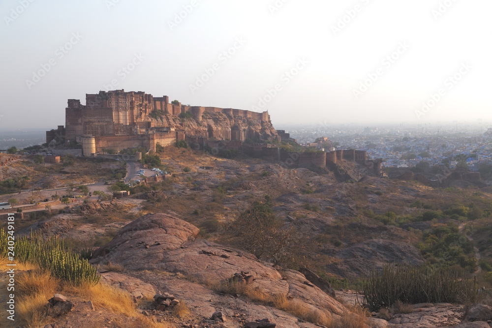 Jodhpur city in Rajasthan, India