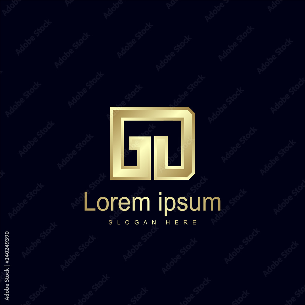 Initial Letter GD Logo Template Vector Design Initial Letter GD Logo Template Vector Design