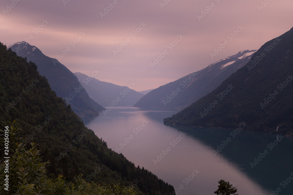 The most famous norwegian fjord, the Sognefjord (Fjord of dreams) at Norway. The most famous norwegian fjord, the Sognefjord (Fjord of dreams) at Norway.