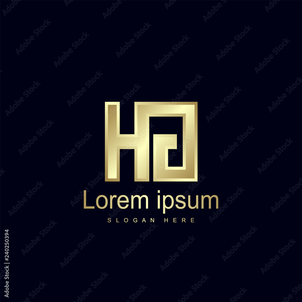 Initial Letter HG Logo Template Vector Design Initial Letter HG Logo Template Vector Design