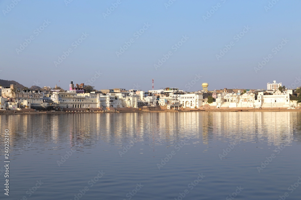 Pushkar city in Rajasthan state of India