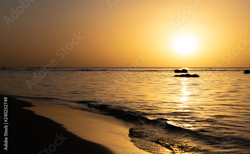 sunset at the sea