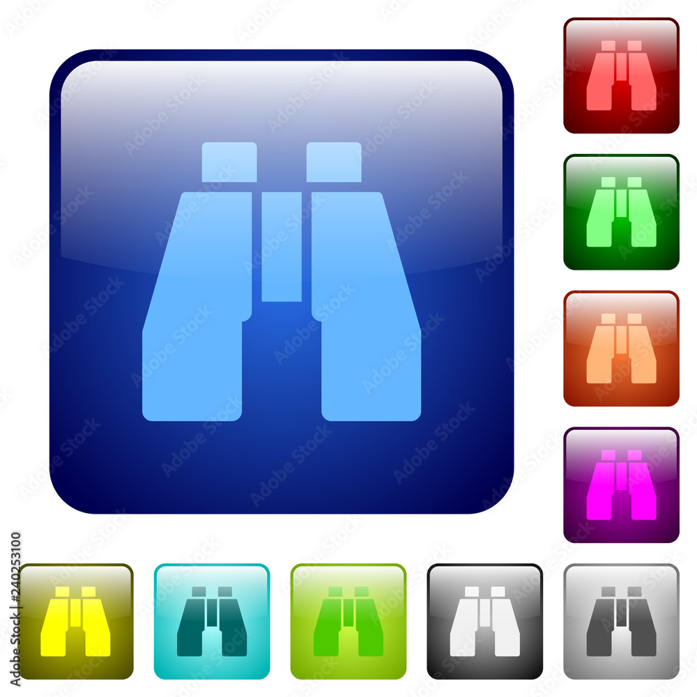 Binoculars color square buttons Binoculars color square buttons