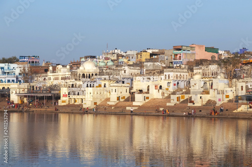 Pushkar city in Rajasthan state of India © anujakjaimook