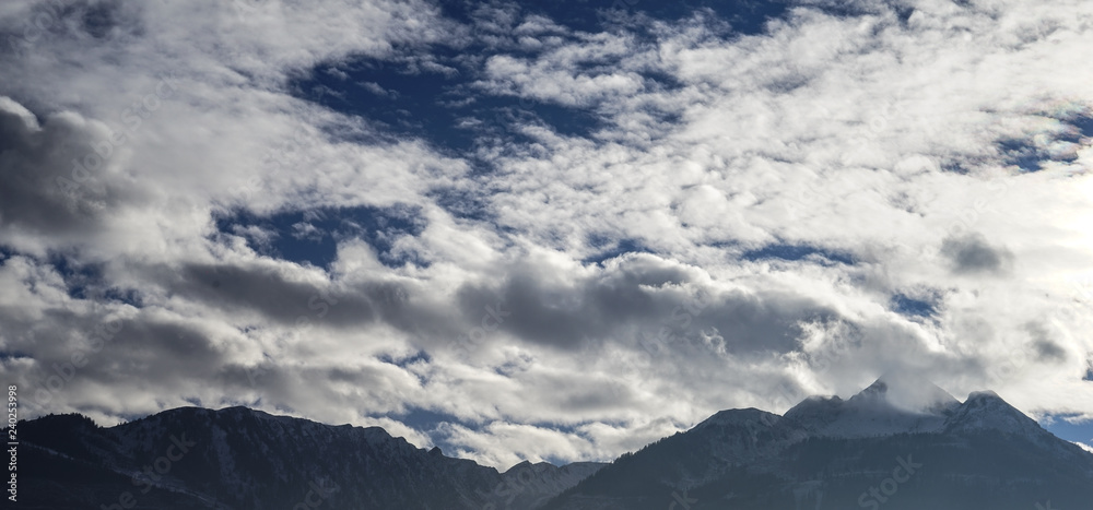 Winterpanorama. Winter. Wintarstrasse. Winterurlaub.