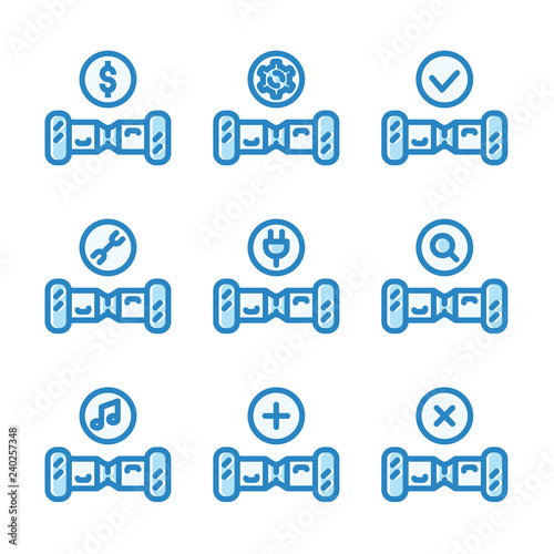 Gyroscooter Icon Set