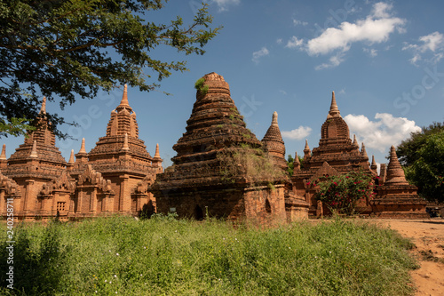 Parque arqueolàogico de los antiguos templos y pagodas de Bagan. Myanmar