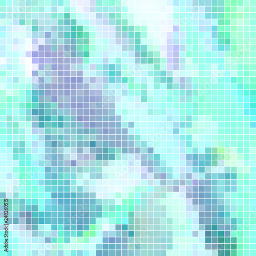 abstract vector square pixel mosaic background