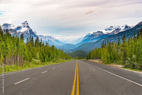 Road Along the Icefields Parkway