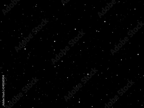 Space Starry Sky Background - Illustration