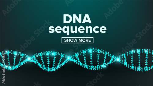 Dna Structure Vector. Laboratory Design. Healthy Chromosome. Clone Atom. Mutation Test. Illustration