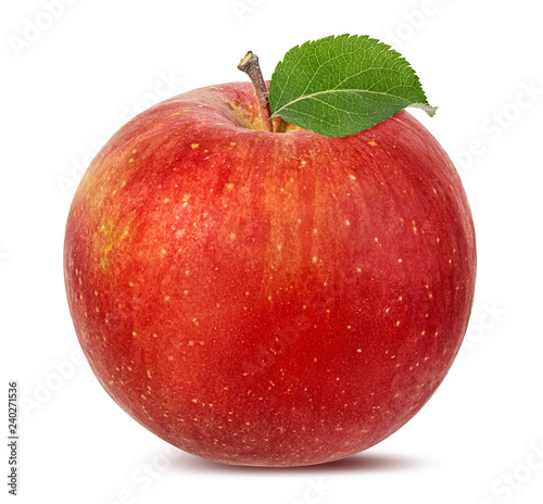 Apple on a white background