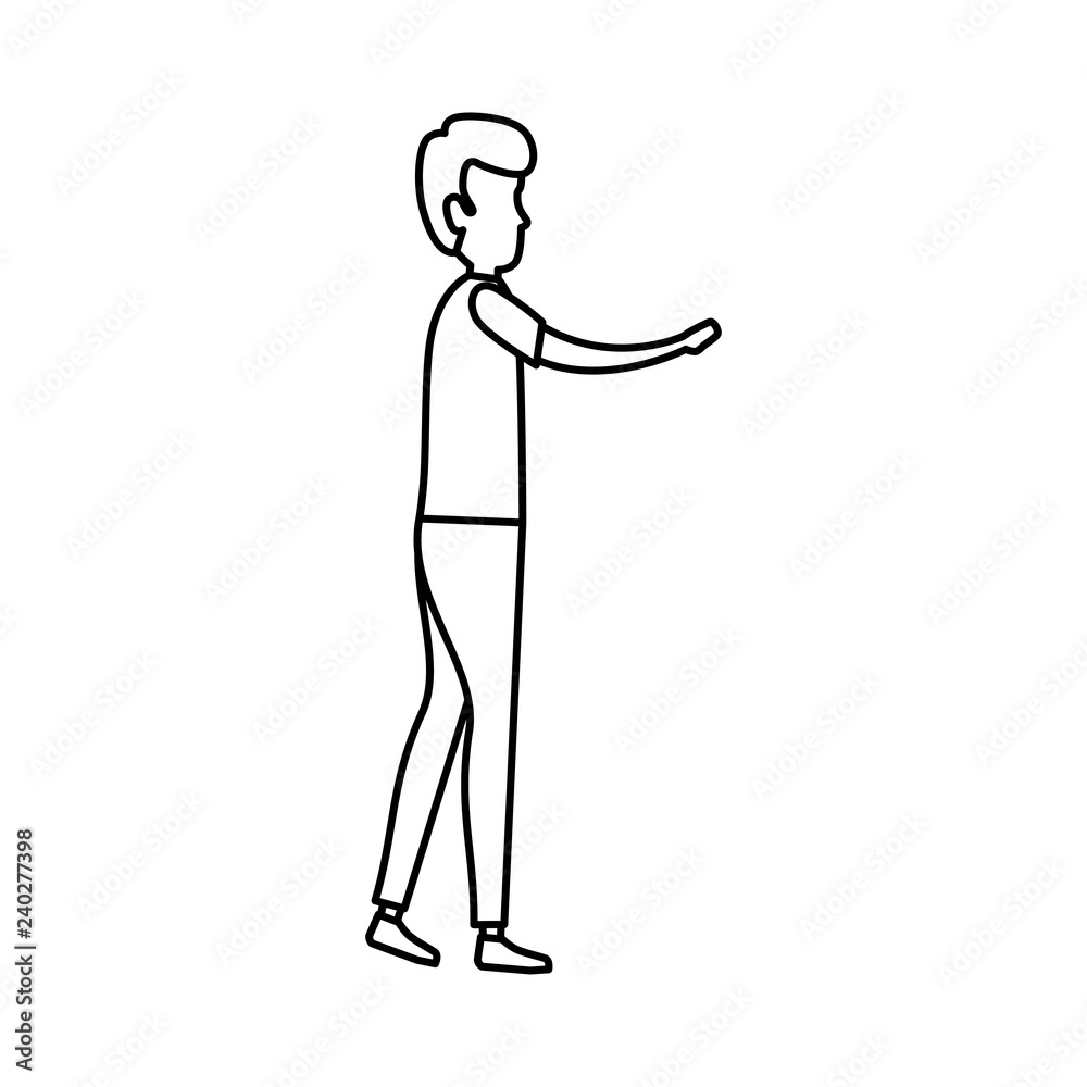 young man avatar character young man avatar character
