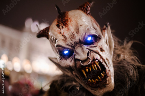 krampus masks to trieste by night