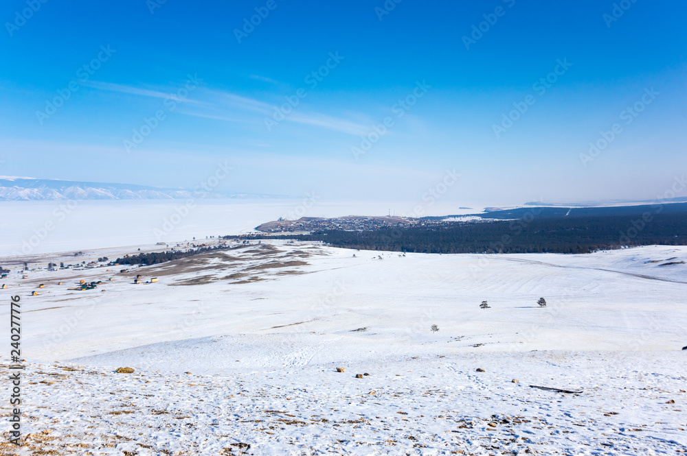 Panoramic view of Olkhon Island