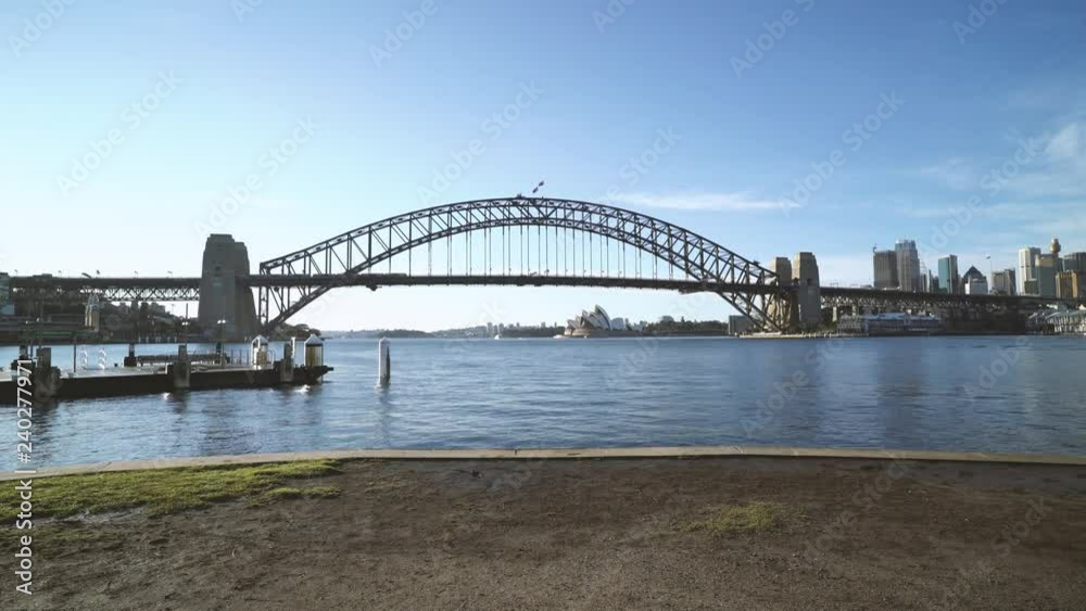 4k establishing cinematic shot of bright day light sunrise at Sydney. 4k establishing cinematic shot of bright day light sunrise at Sydney.
