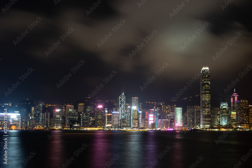 Hong Kong Island skyline from Kowloon.