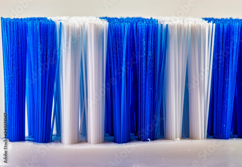 Head toothbrush close up side view