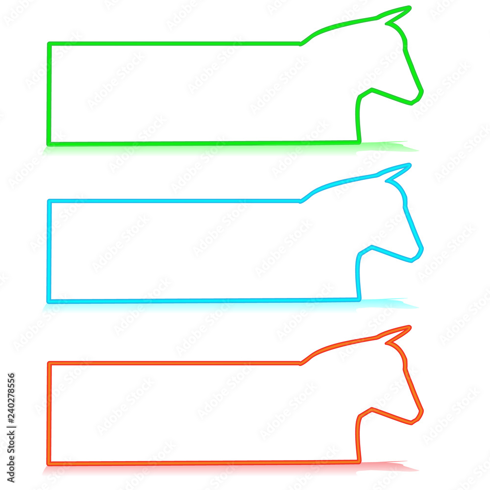 Donkey infographic set of 3 in bright green and blue colors Donkey infographic set of 3 in bright green and blue colors
