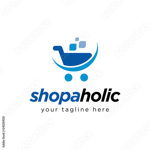 Shopping Cart Logo Design Inspiration - Vector