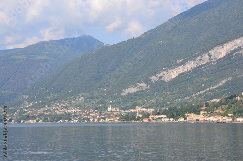 On the shores of lake Como