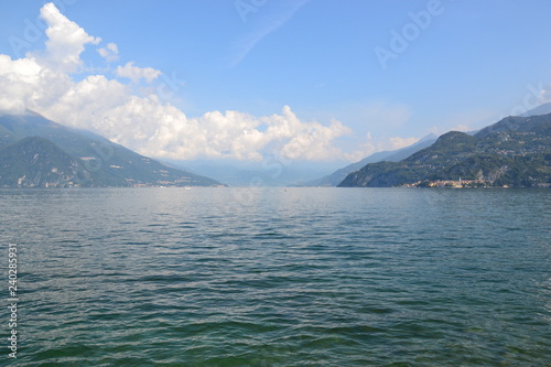 On the shores of lake Como