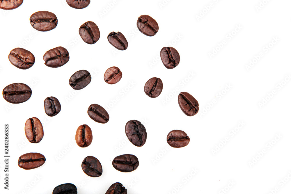 Coffee Beans Isolated On White Background Coffee Beans Isolated On White Background