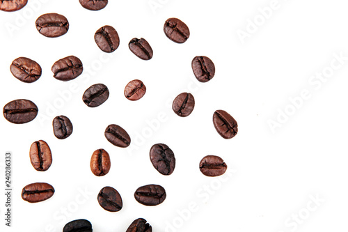 Coffee Beans Isolated On White Background