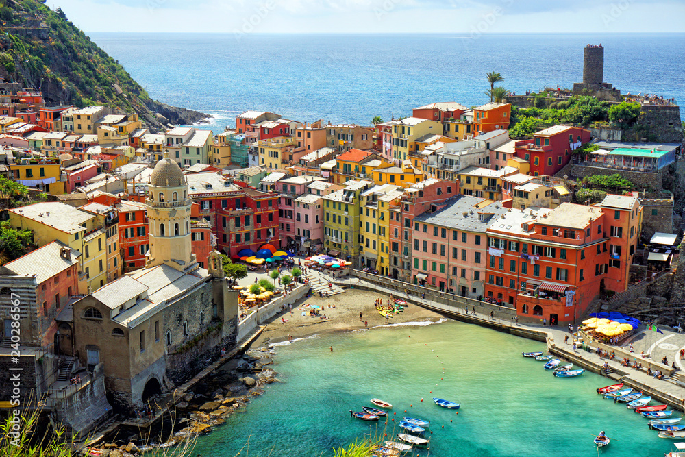 Vernazza town in Cinque Terre
