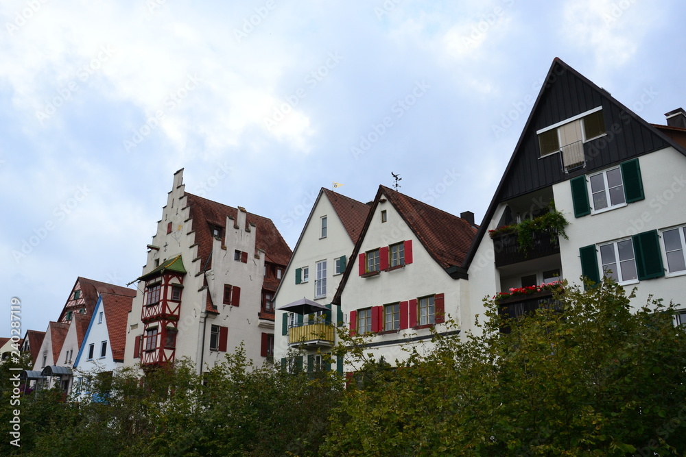 Pretty crooked houses of Ulm