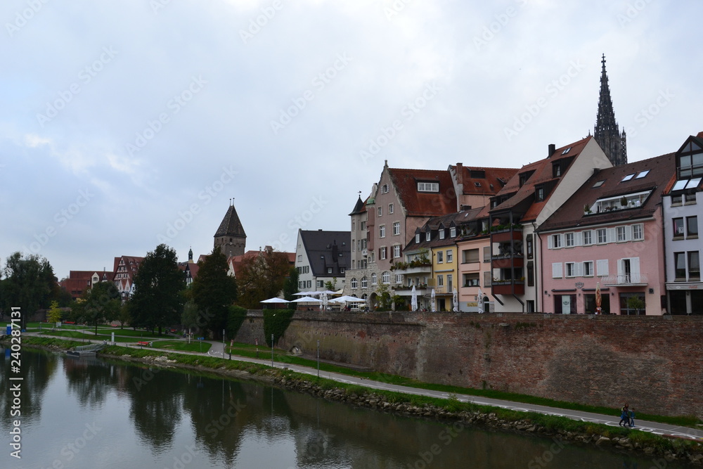 Pretty crooked houses of Ulm